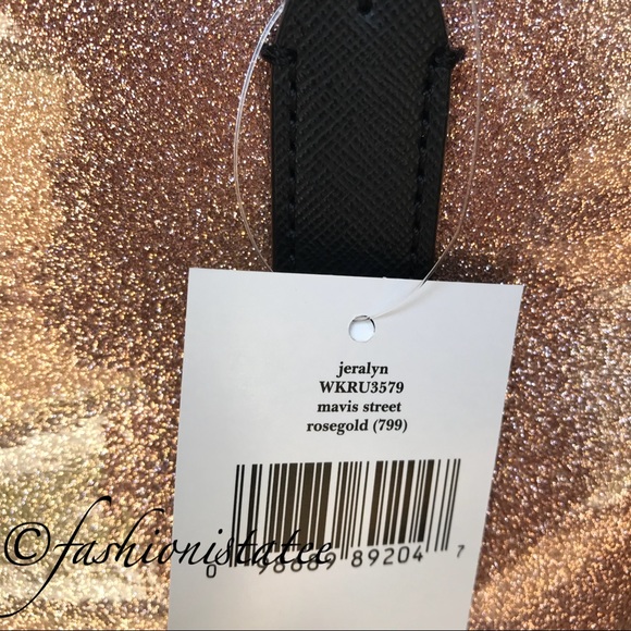 NWT KATE SPADE ROSEGOLD JERALYN MAVIS STREET BAG - Picture 5 of 7
